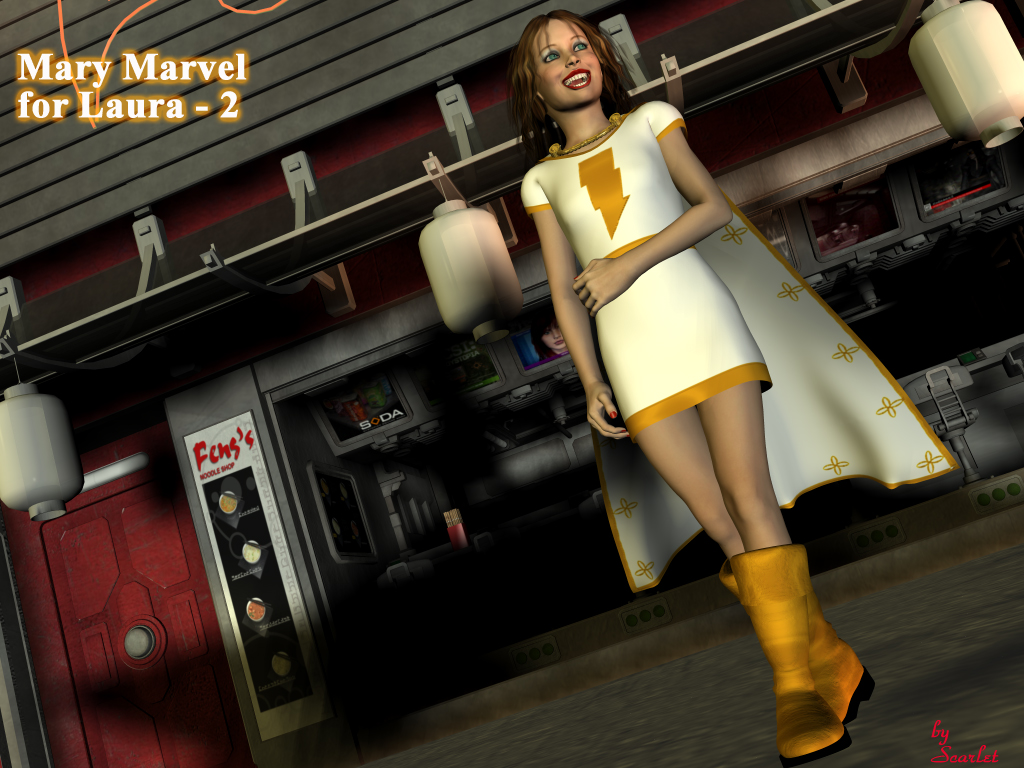 Mary Marvel - White Costume
