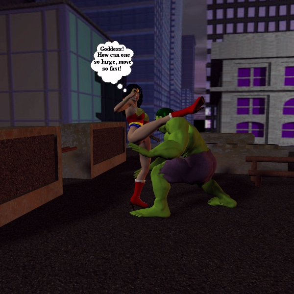 WONDER WOMAN VS HULK wonder woman vs hulk: