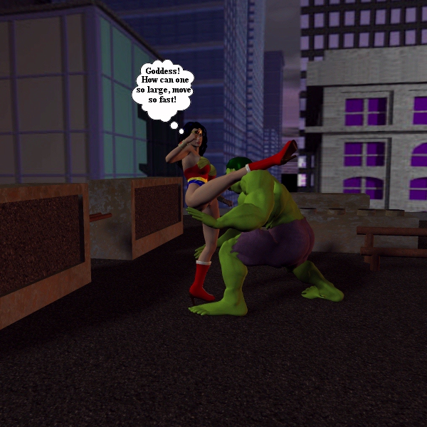 Wonder Woman VS. Hulk