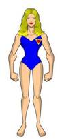 stellar girl-swimwear