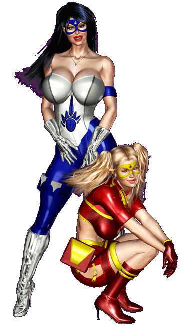 Solar Woman & Comet Girl